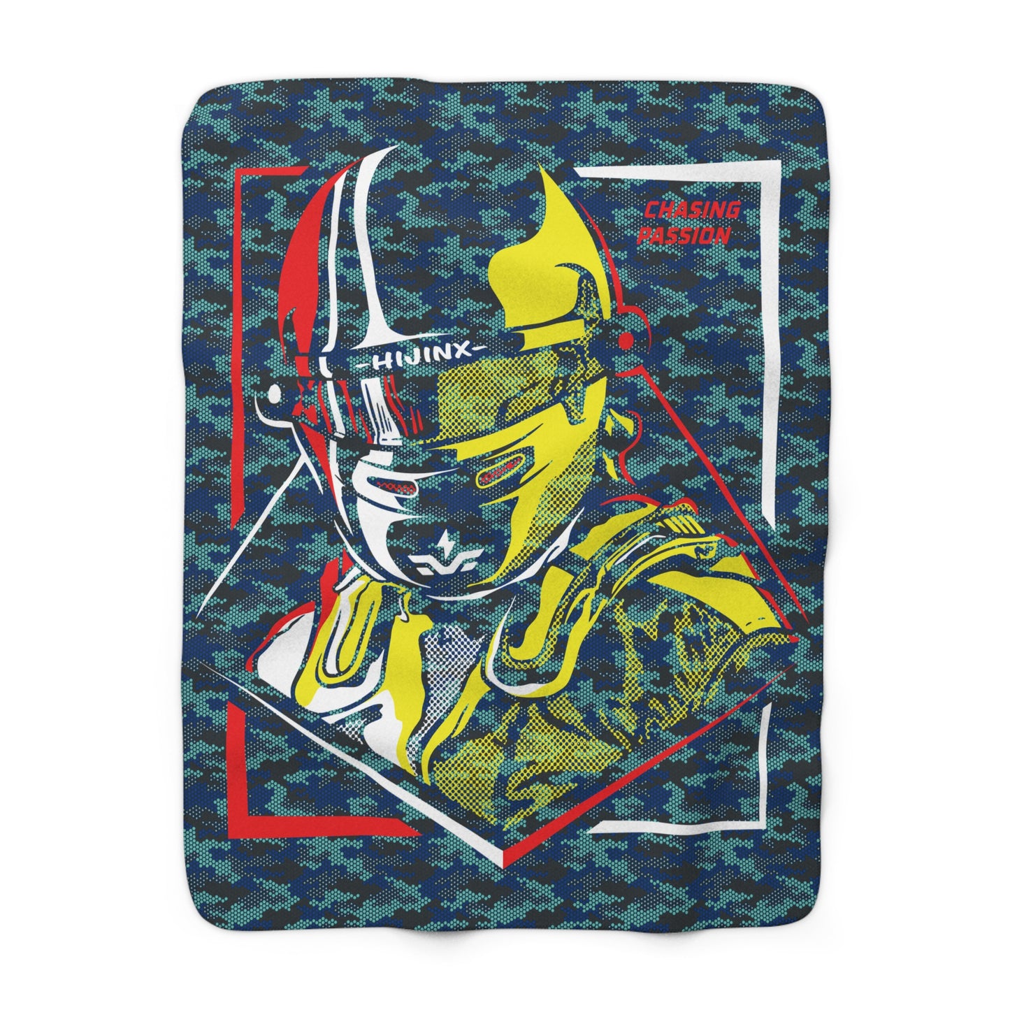Chasing Passion Sherpa Fleece Blanket