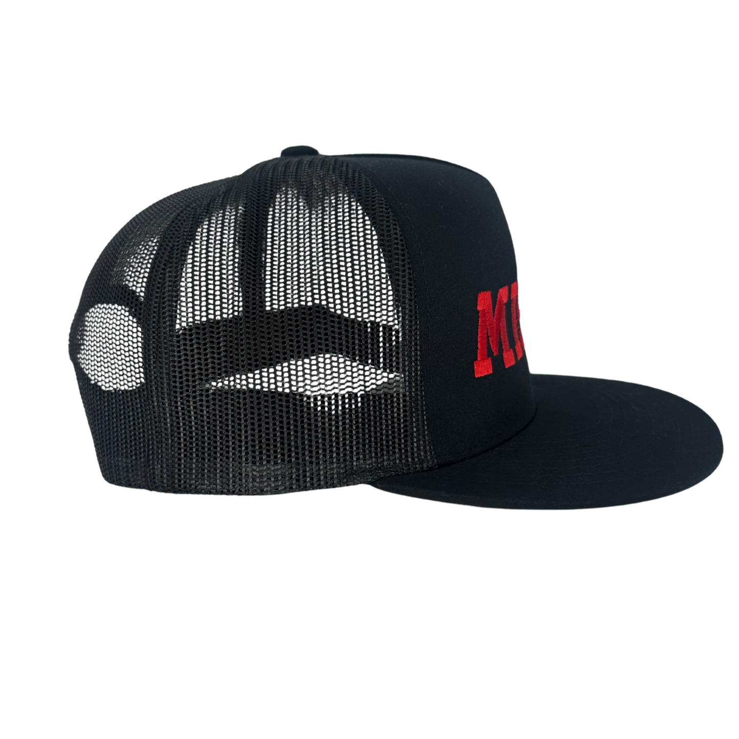 Misfit Black/Red Trucker Cap