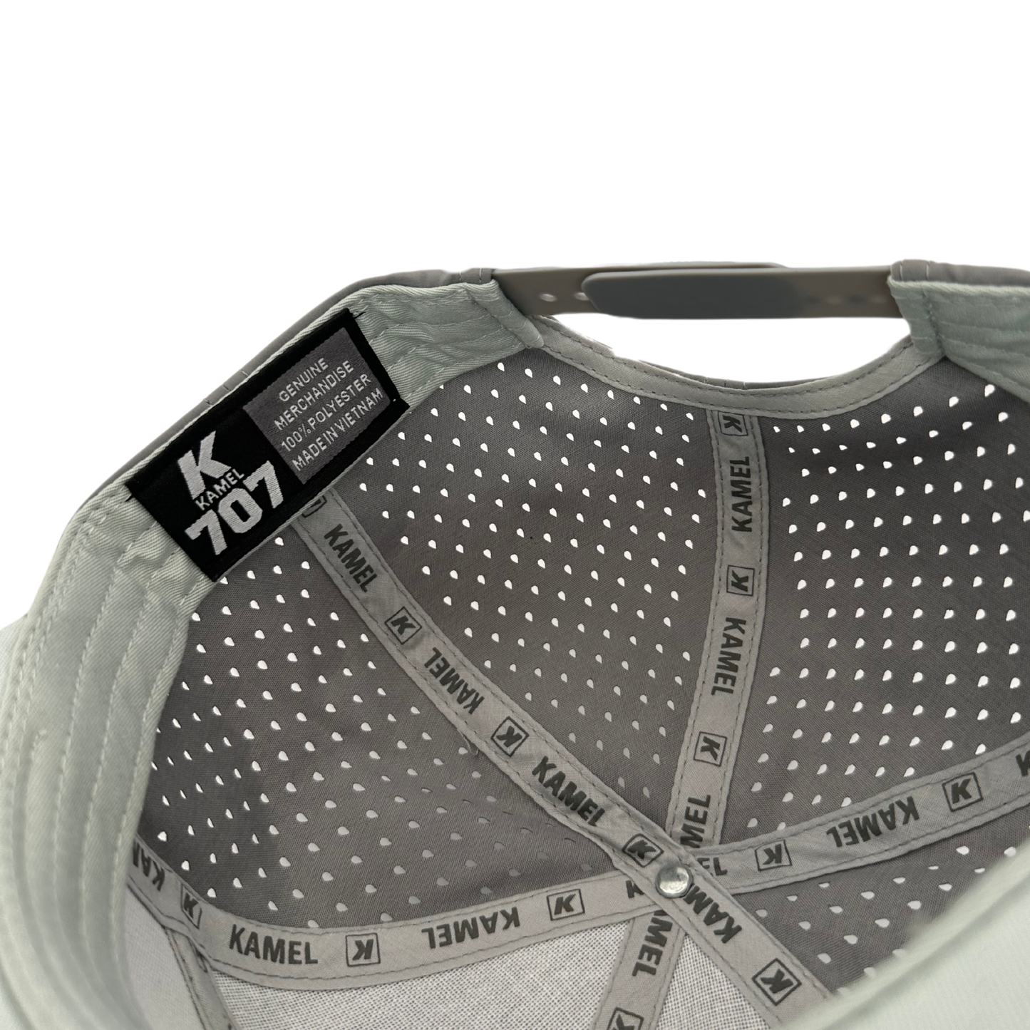 Hijinx Motorsports K707 Snapback – Light Grey Perforated