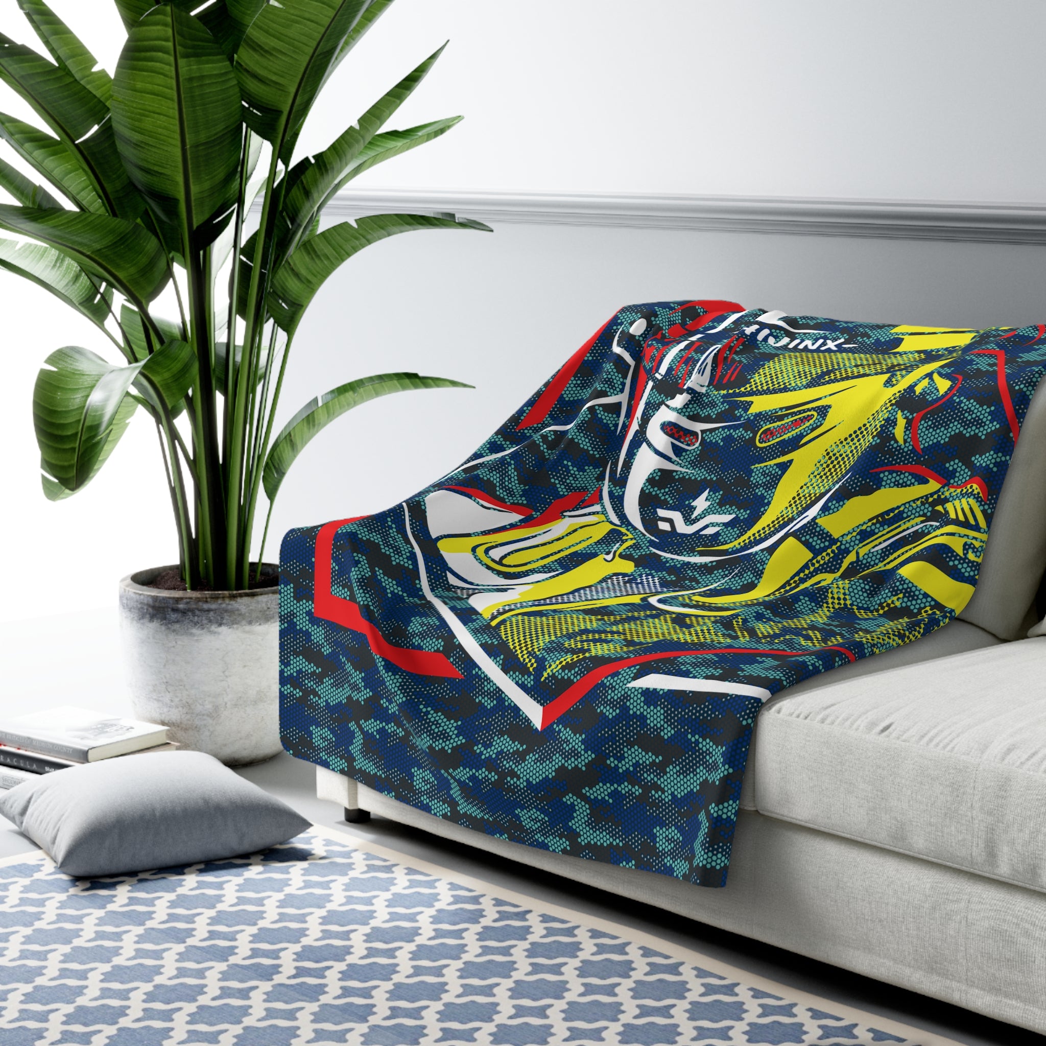 Chasing Passion Sherpa Fleece Blanket