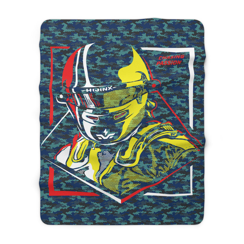 Chasing Passion Sherpa Fleece Blanket