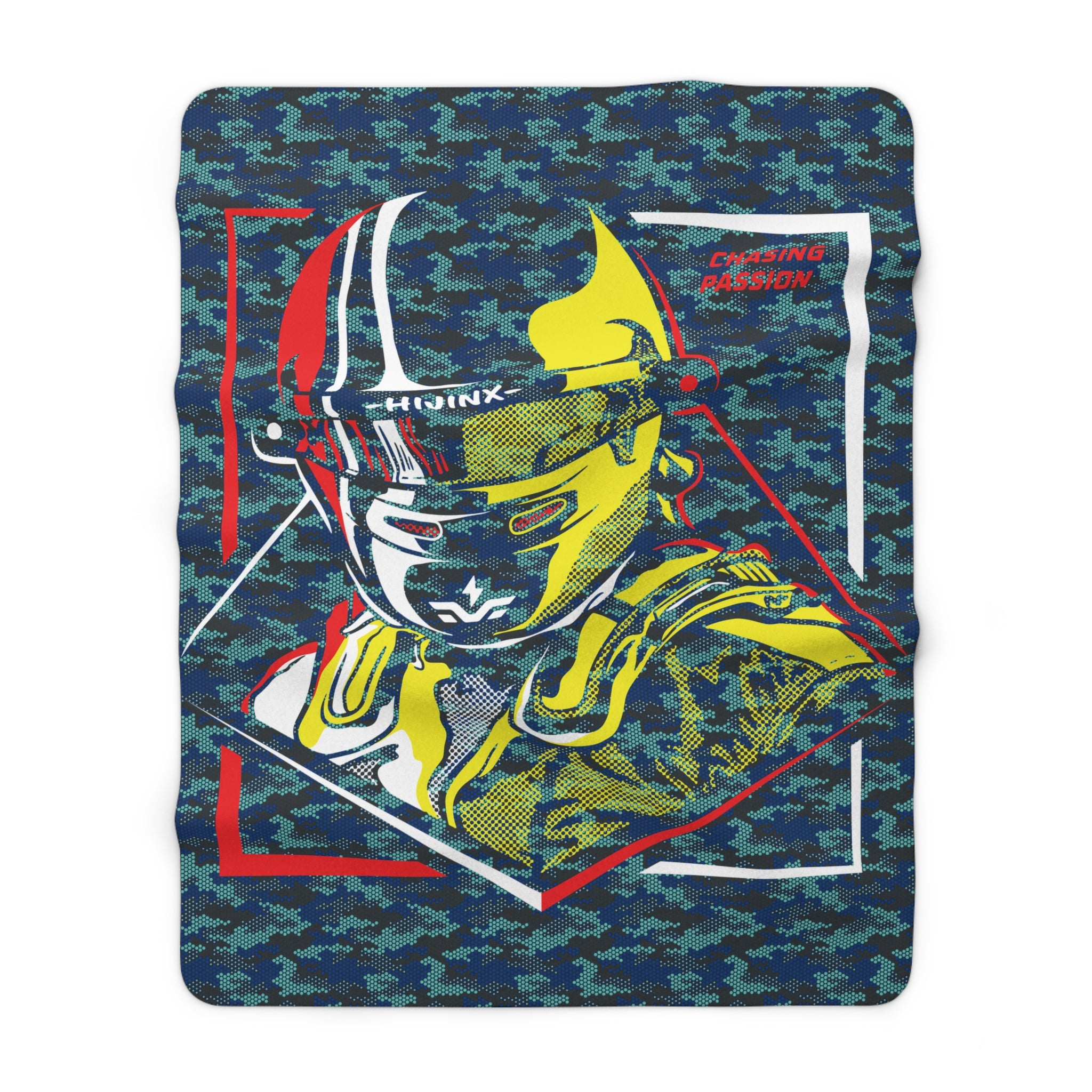 Chasing Passion Sherpa Fleece Blanket