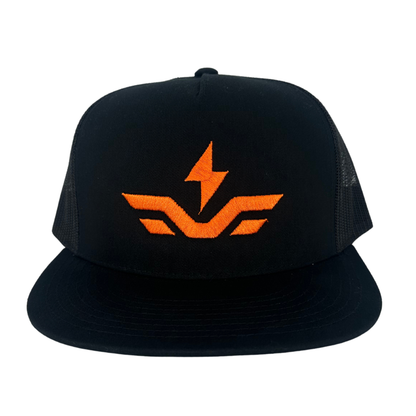 Orange Hijinx Base Trucker Cap